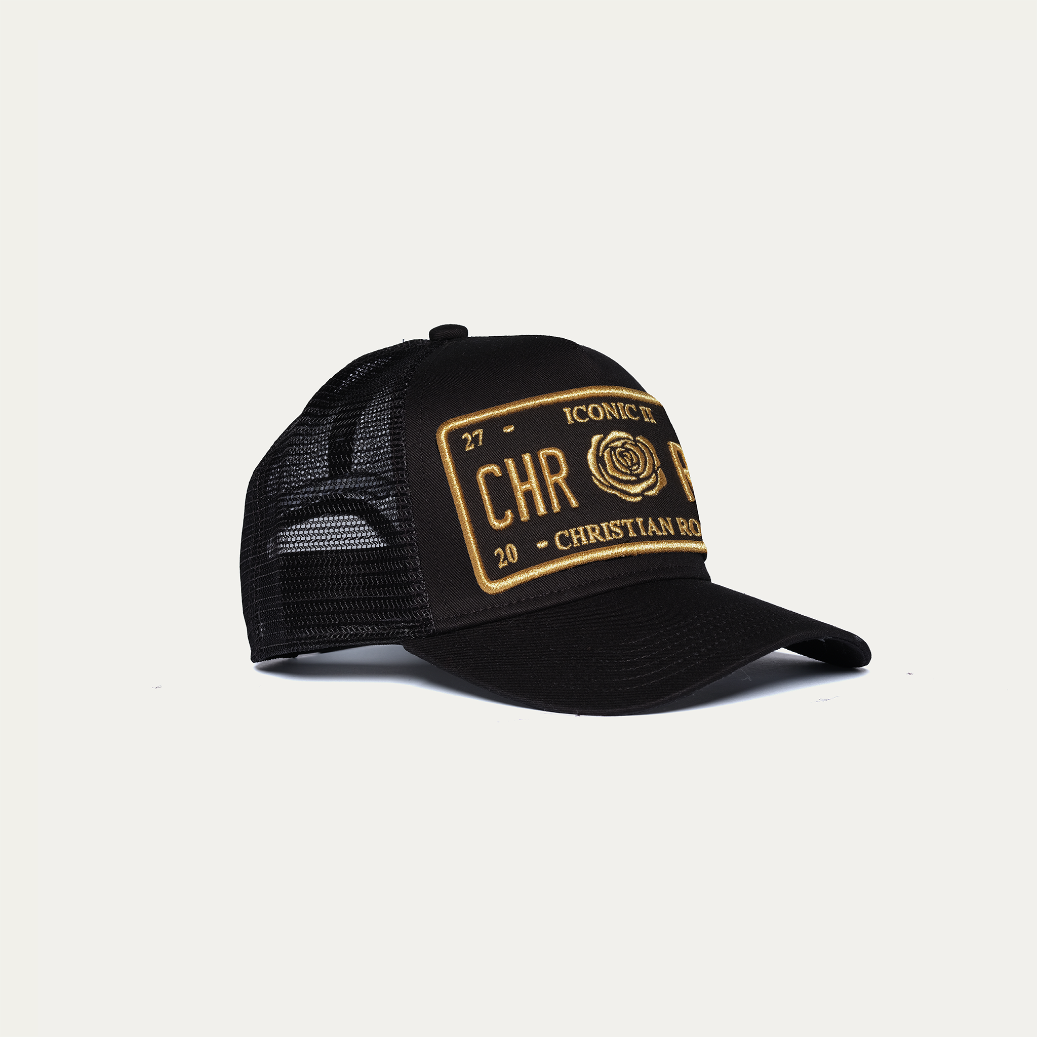 Black Gold Cap Christian Rose Iconic II