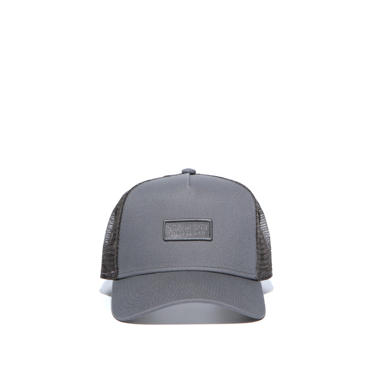 Grey / Grey Small Vinyl Trucker Cap
