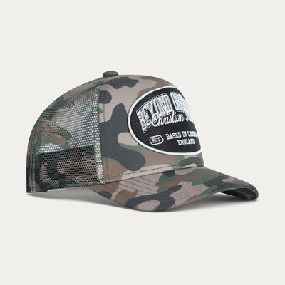 Green Camouflage / Black / White