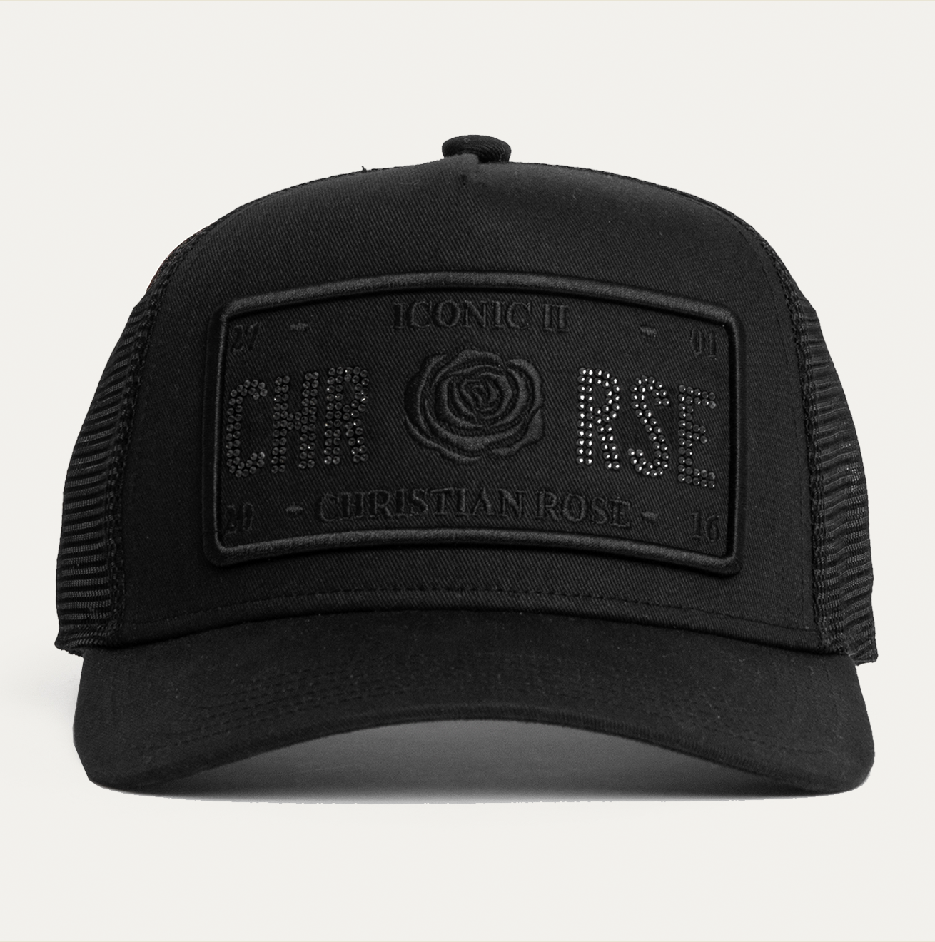 Black / Black Rhinestone