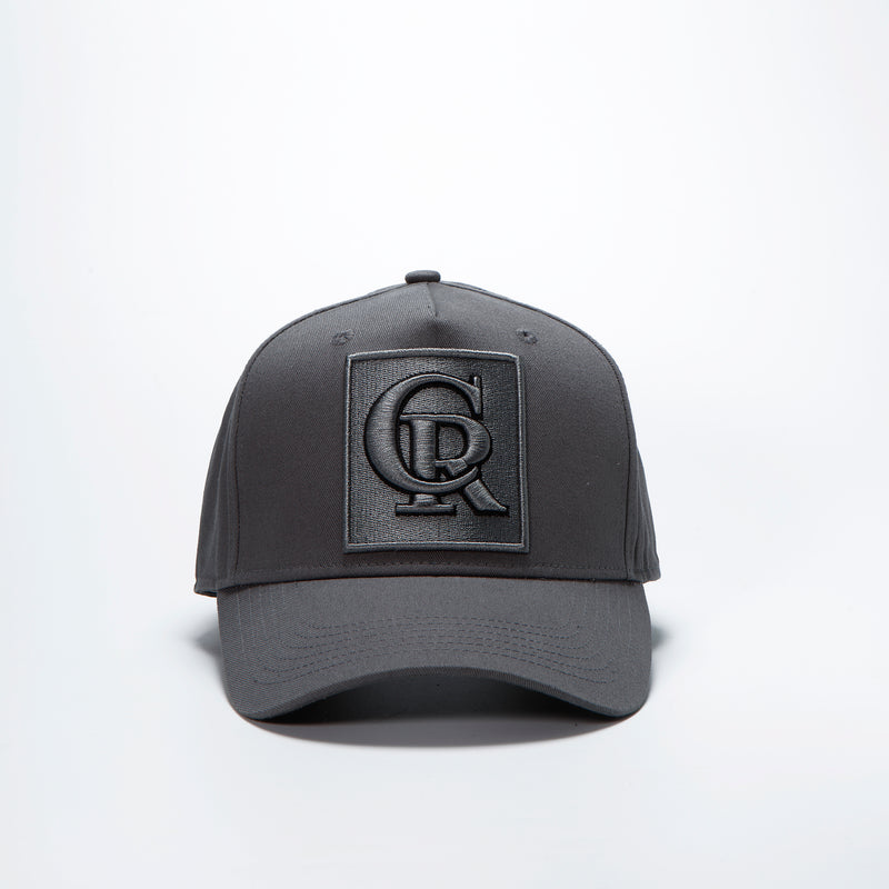 Grey / Black Cap - [CR Emblem] - Christian Rose