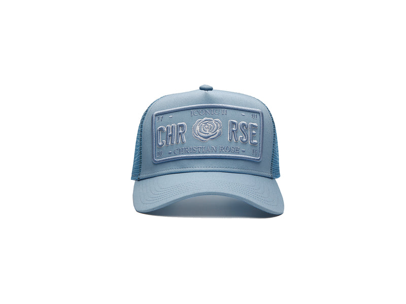 Ice Blue Trucker Cap - [Iconic II] - Christian Rose