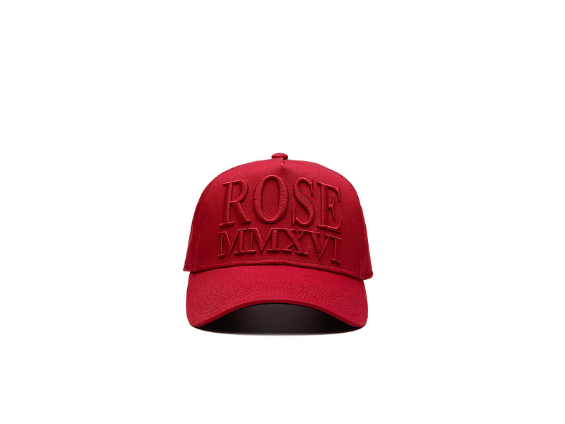 Red Numerals Trucker Cap - [Private Plate] - Christian Rose
